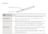 Galaxy Tab S10 Bluetooth stylus pen with labeled parts and detailed usage instructions for writing and touch operations